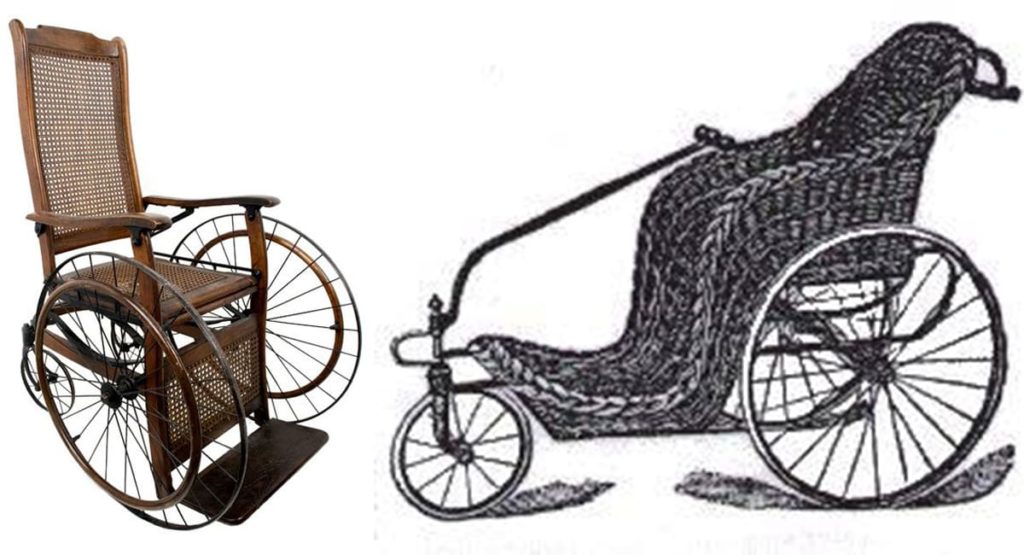 historia de la silla de ruedas